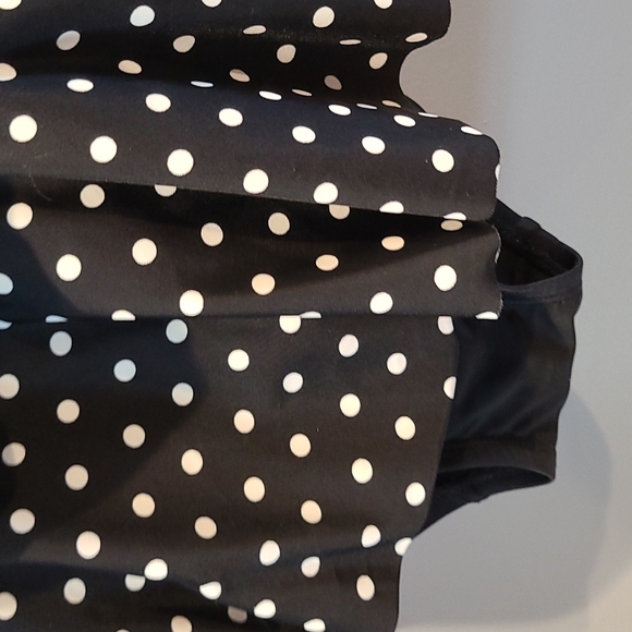 Rose Marie Reid Polka Dot One Piece Swimsuit Sz. M - Picture 10 of 11